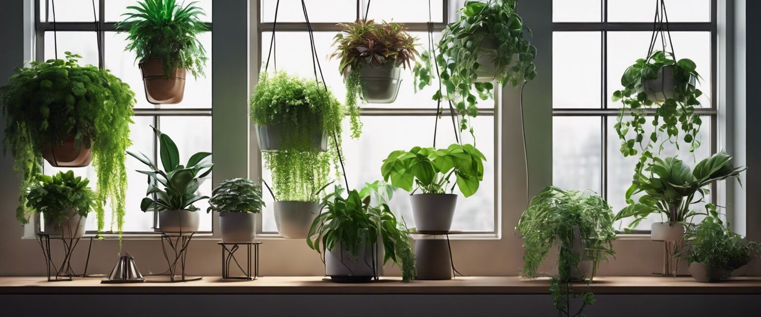 Creative displays of small-space plants