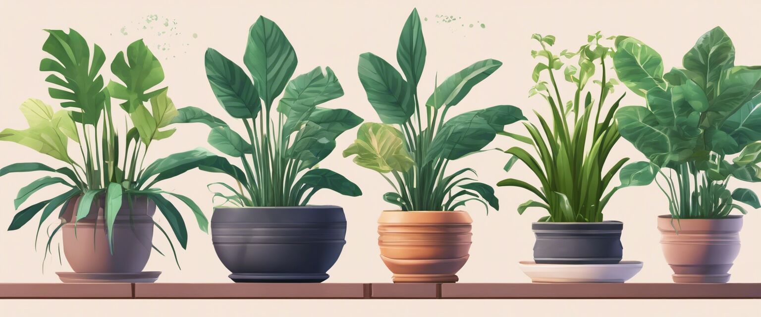 Houseplant care tips infographic